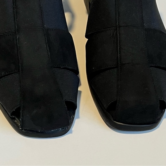 Nordstrom Vintage Black Leather Strap Fisherman Sandals - Picture 4 of 4